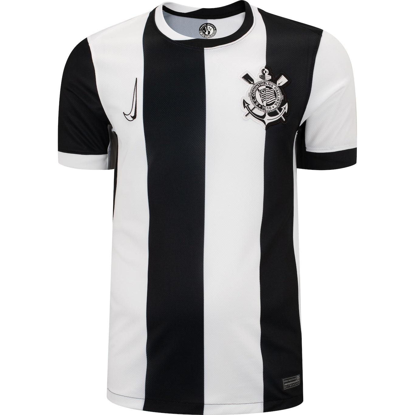 Camisa Timão III 24/25 - Torcedor Masculina - Preto e Branco