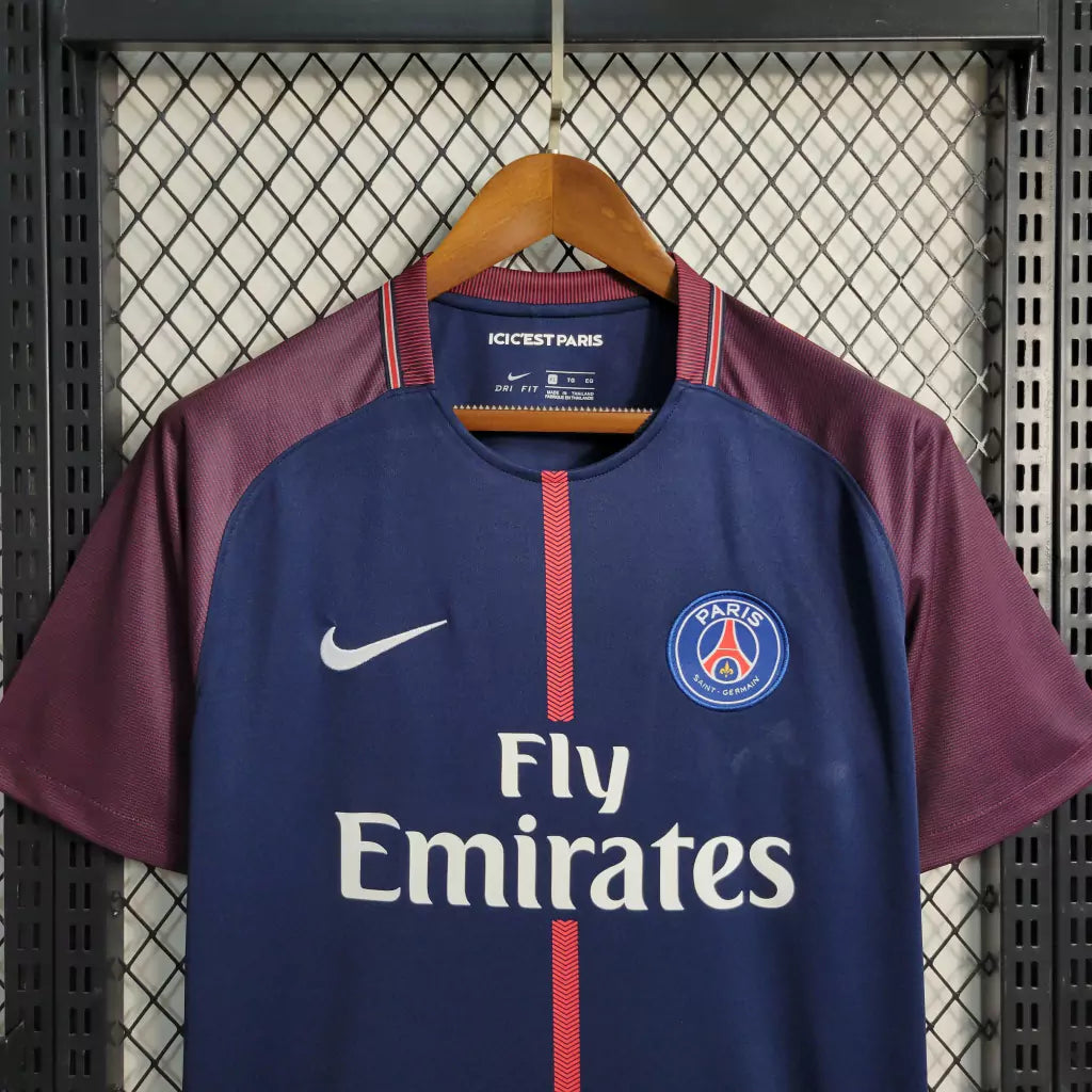 Camisa PSG Titular 17/18 - Versão Retro