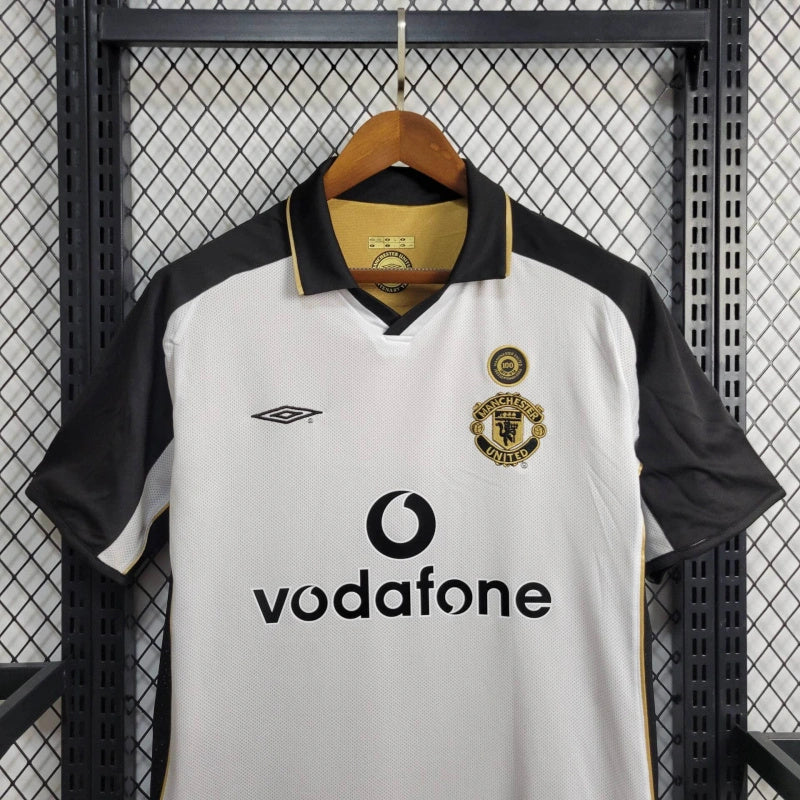 Camisa Manchester United Edição 100 Anos - DUPLA FACE - Masculina Versão Retro