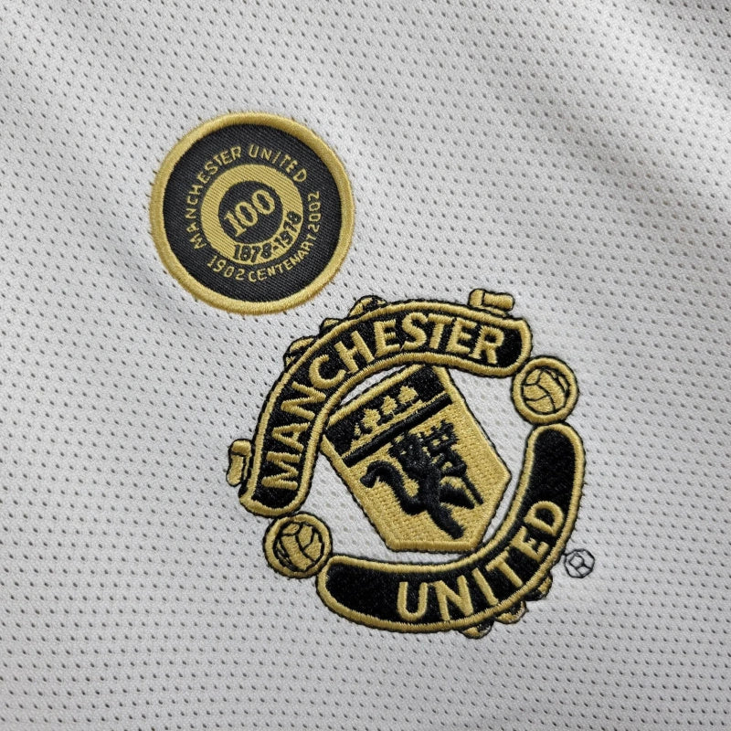 Camisa Manchester United Edição 100 Anos - DUPLA FACE - Masculina Versão Retro