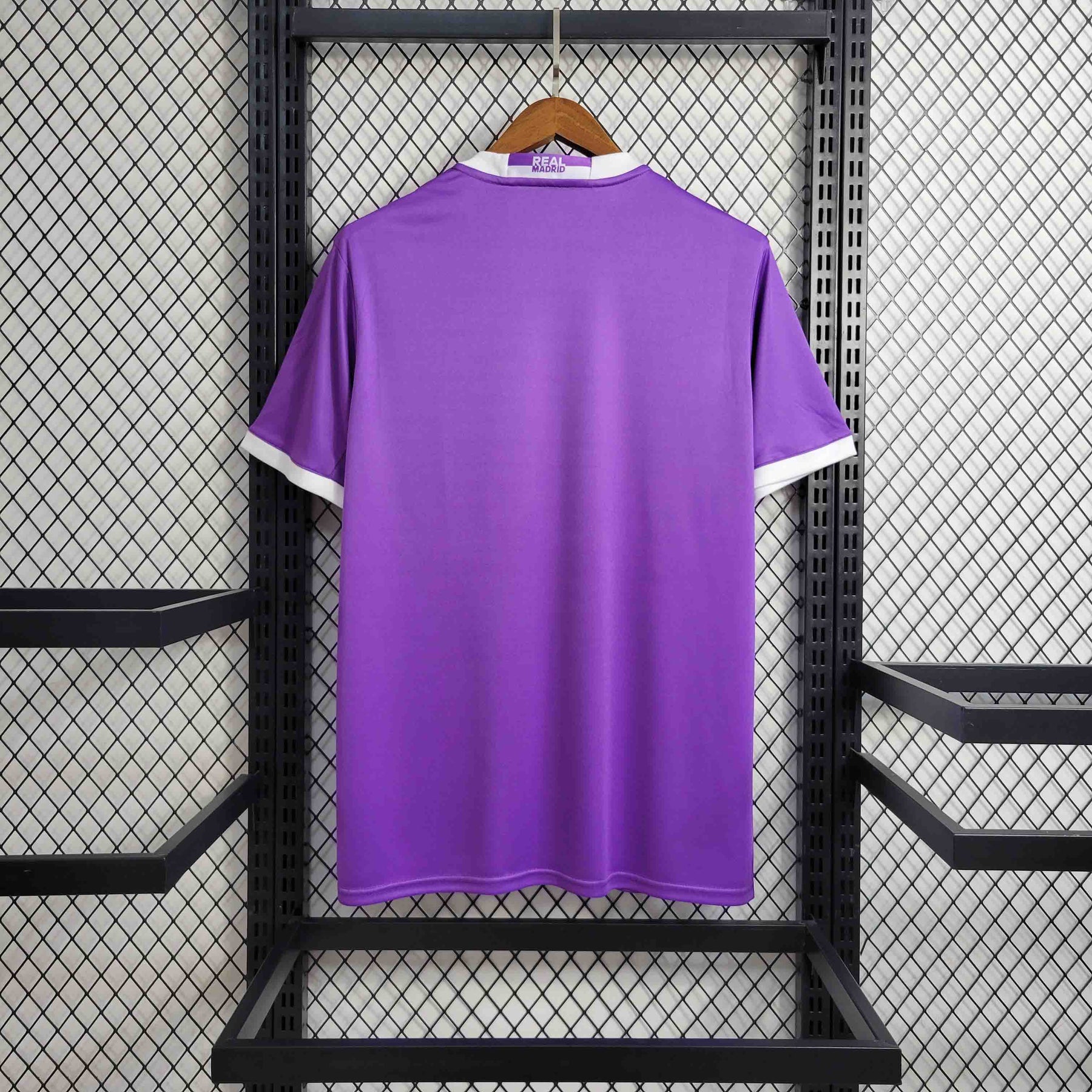 Camisa Real Madrid 17/18 Roxa - Versão Retro