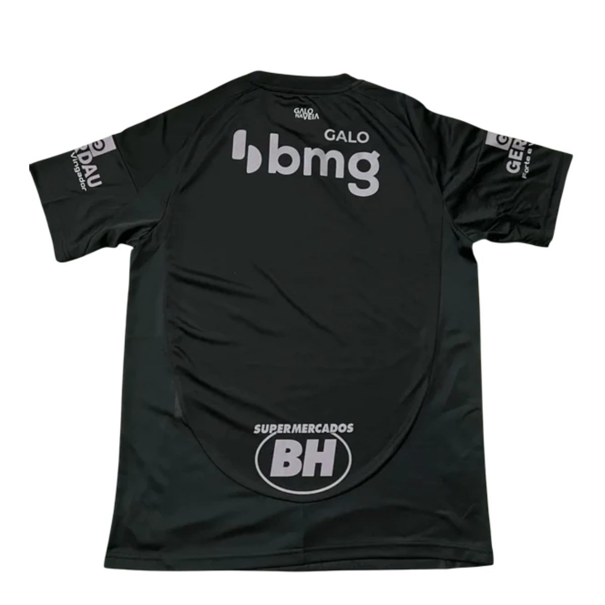Camisa Atlético Mineiro - Torcedor Masculina - All Black + Patrocínios