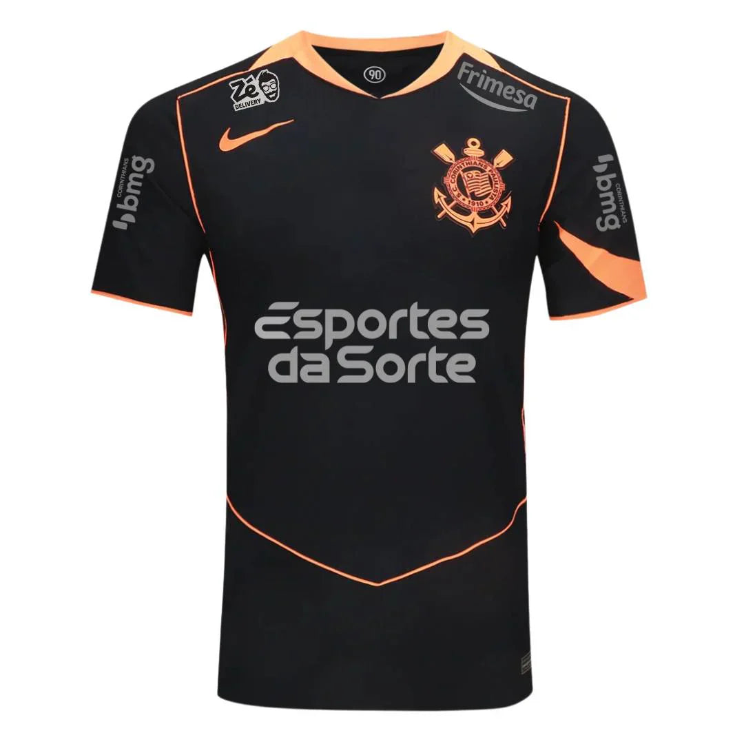 Camisa Timão III 25/26 - Jogador Masculina + Patrocínios