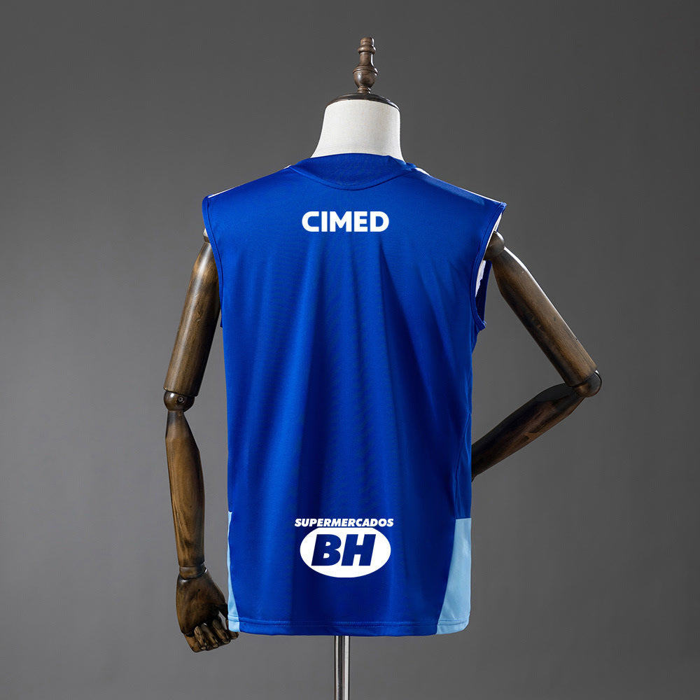 Camisa Regata de Treino Cruzeiro - 2026/27 + Patrocínios