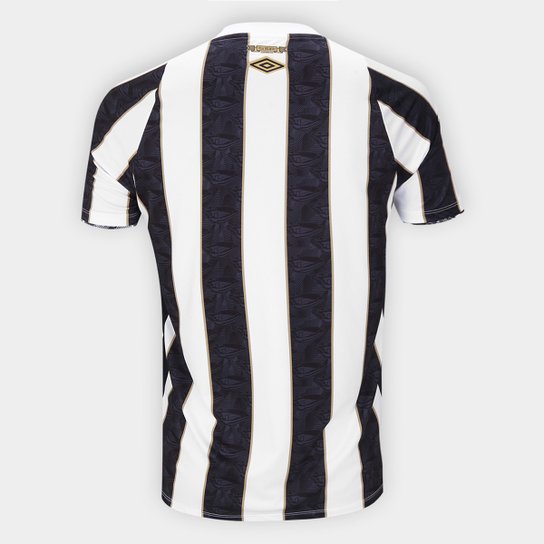 Camisa PEIXÃO II 24/25 - Torcedor Masculina - Preto e Branco