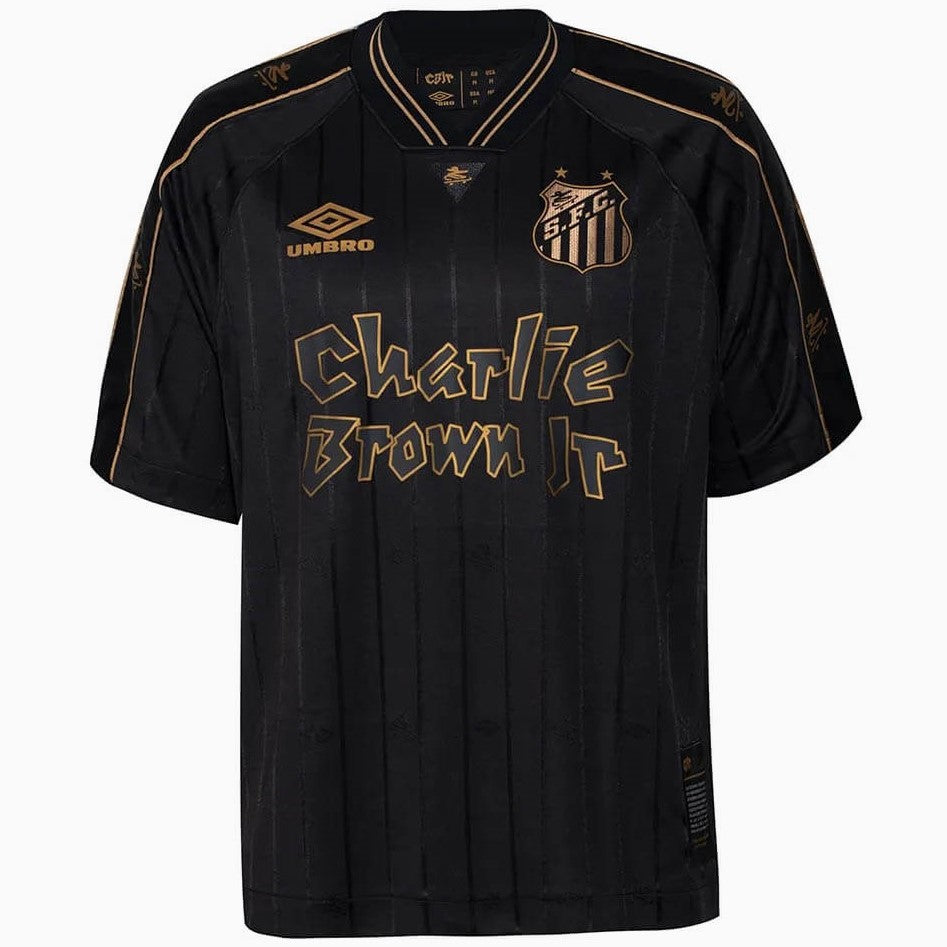 Camisa PEIXÃO Edição Especial Charlie Brown Jr 24/25 - Torcedor Masculina - Preto
