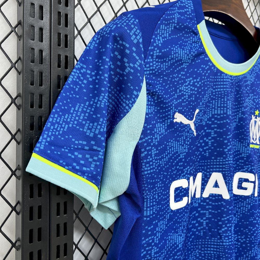 Camisa Olympique de Marseille III 25/26 - Torcedor Masculina - Branca