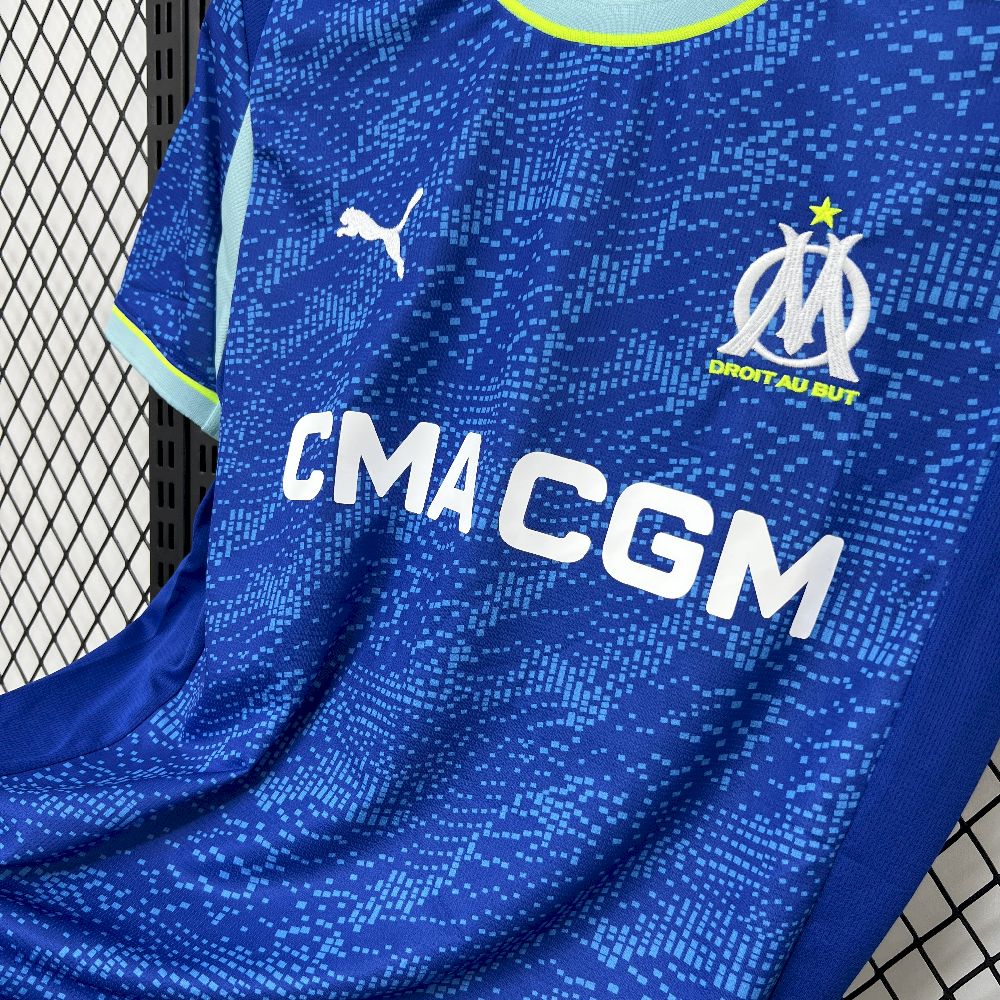 Camisa Olympique de Marseille III 25/26 - Torcedor Masculina - Branca