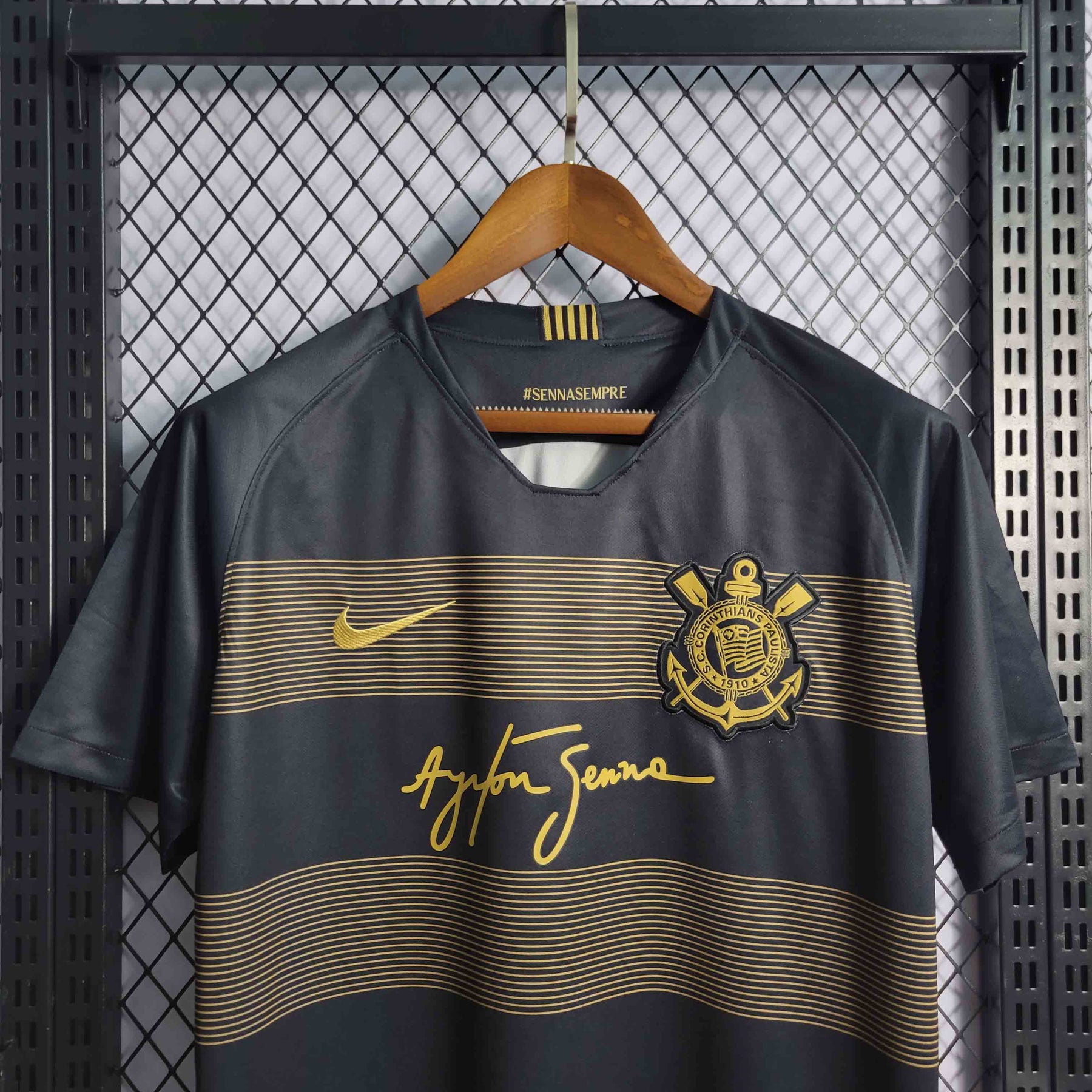 Camisa Timão II 18/19 Ayrton Senna - Versão Retro