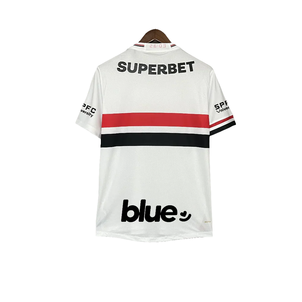 Camisa São Paulo I - Torcedor Masculina + Patrocínios