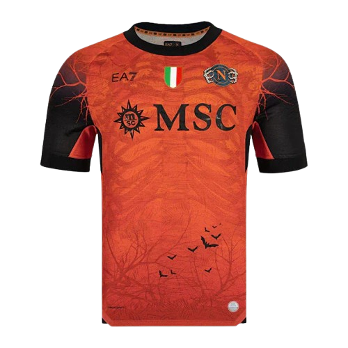 Camisa Napoli EA7 Halloween 25/26 - Laranja Naval