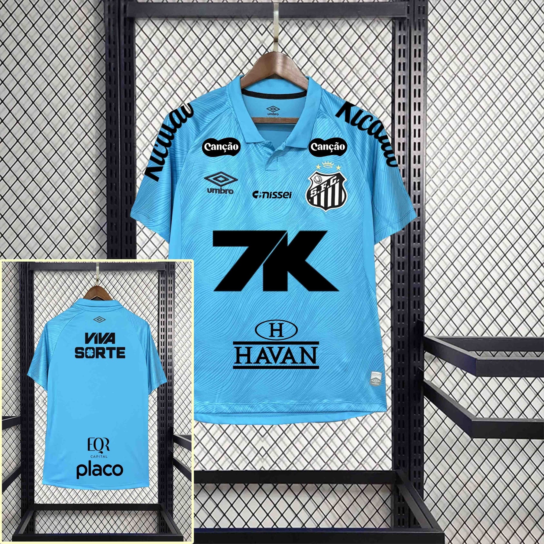 Camisa Peixão III - Torcedor Masculina + Patrocínios