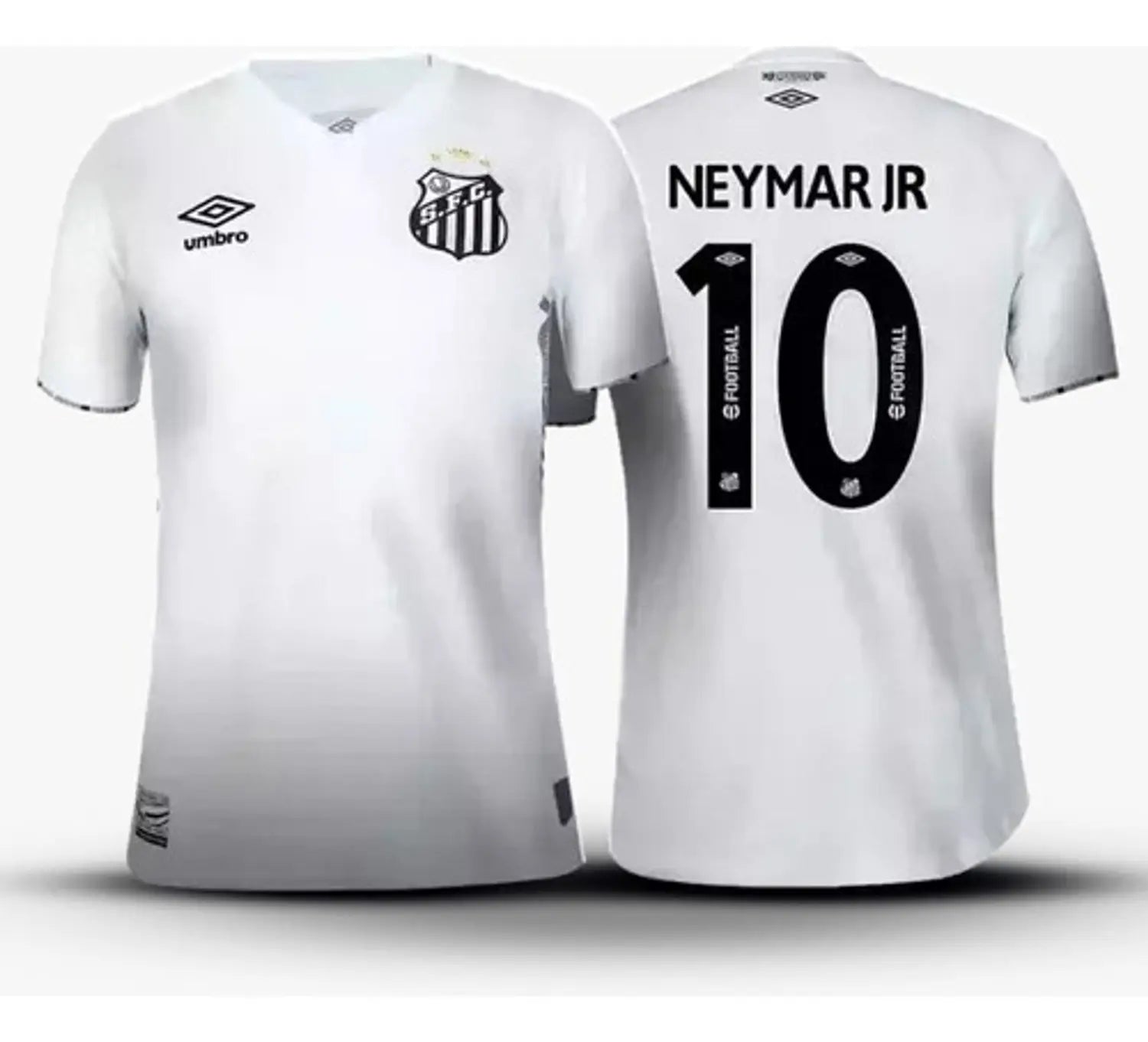 Camisa PEIXÃO Home (NEYMAR JR - 10) 24/25 - Torcedor Masculina - Branco