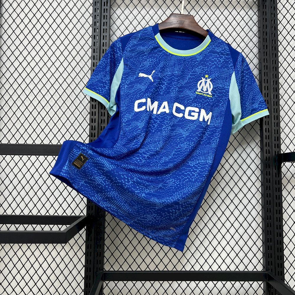 Camisa Olympique de Marseille III 25/26 - Torcedor Masculina - Branca