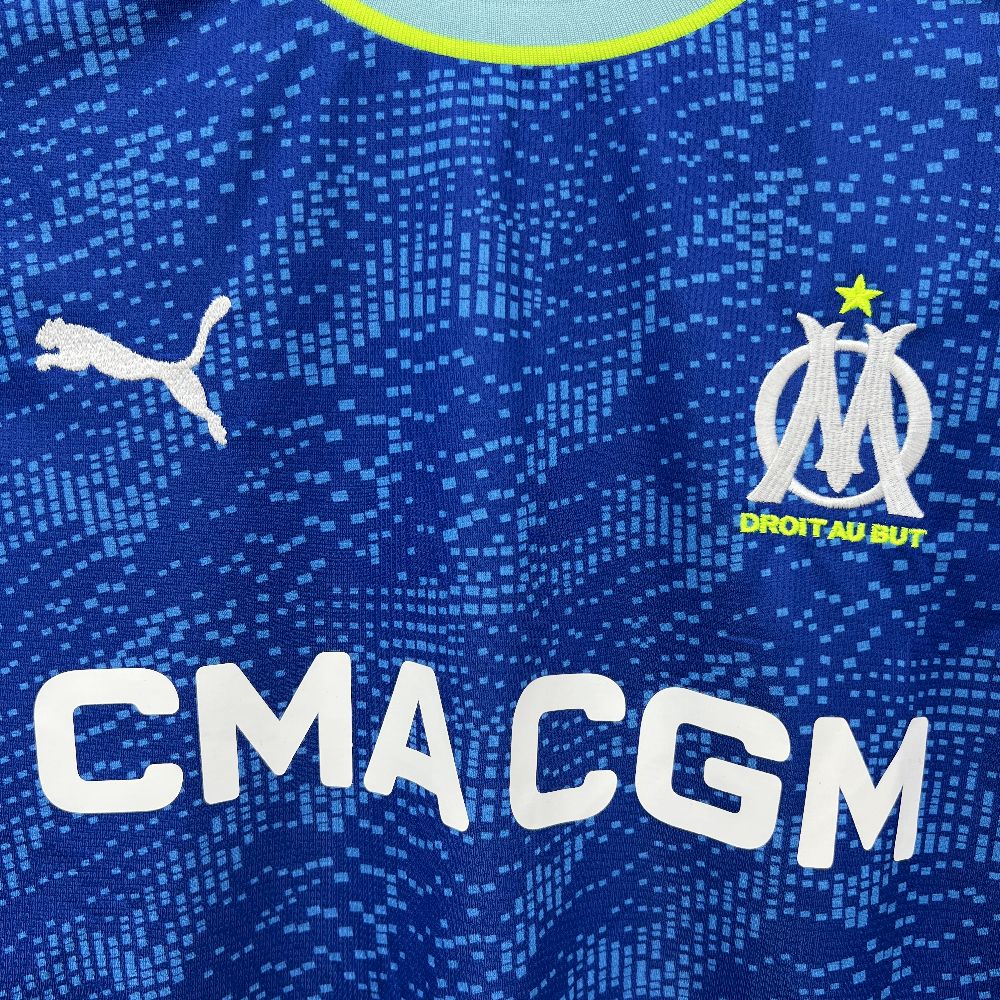 Camisa Olympique de Marseille III 25/26 - Torcedor Masculina - Branca