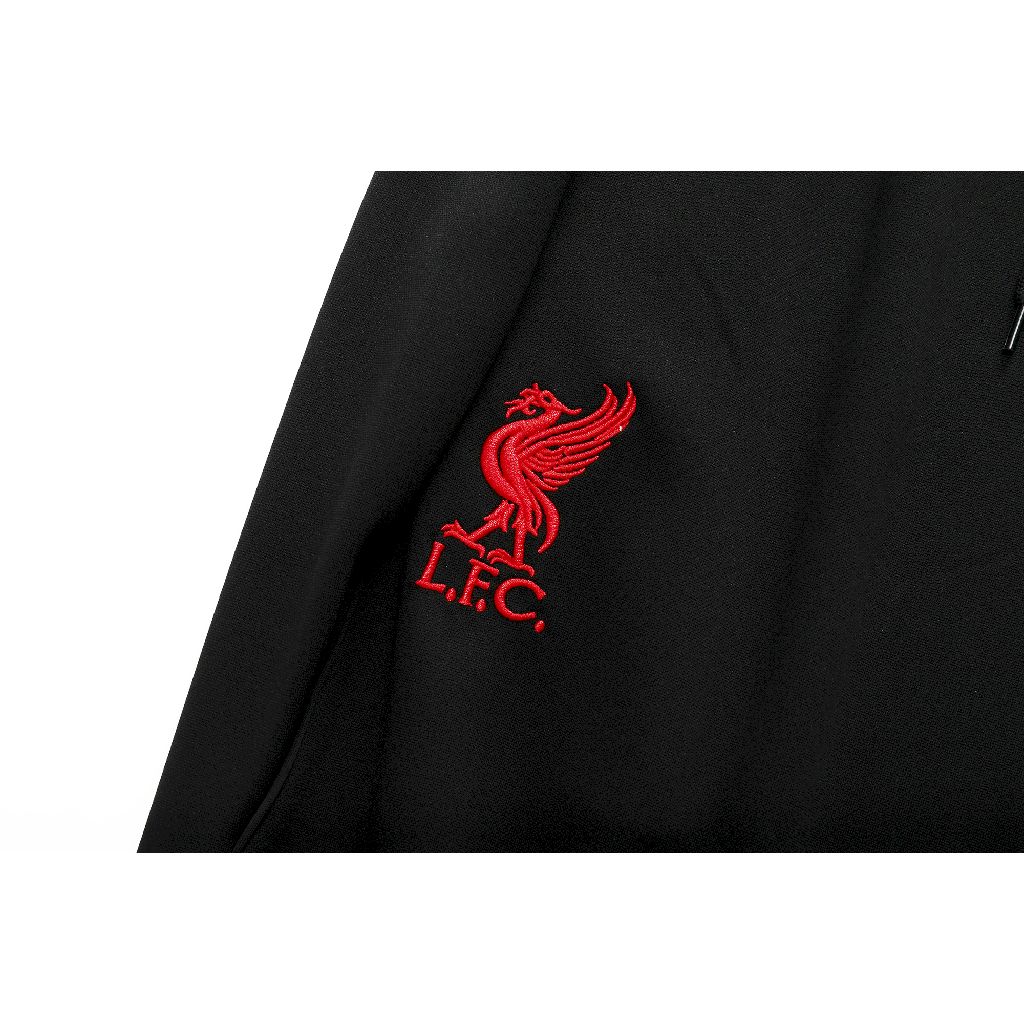 Conjunto Agasalho Treino Liverpool 25/26 - Preto