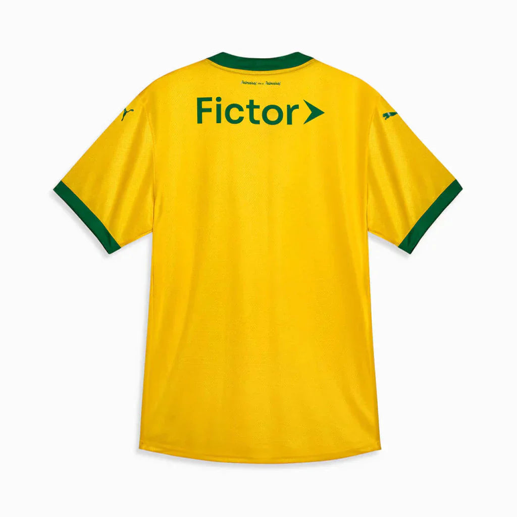 Camisa Palmeiras III 25/26 - Torcedor Masculina - Verde e Amarela