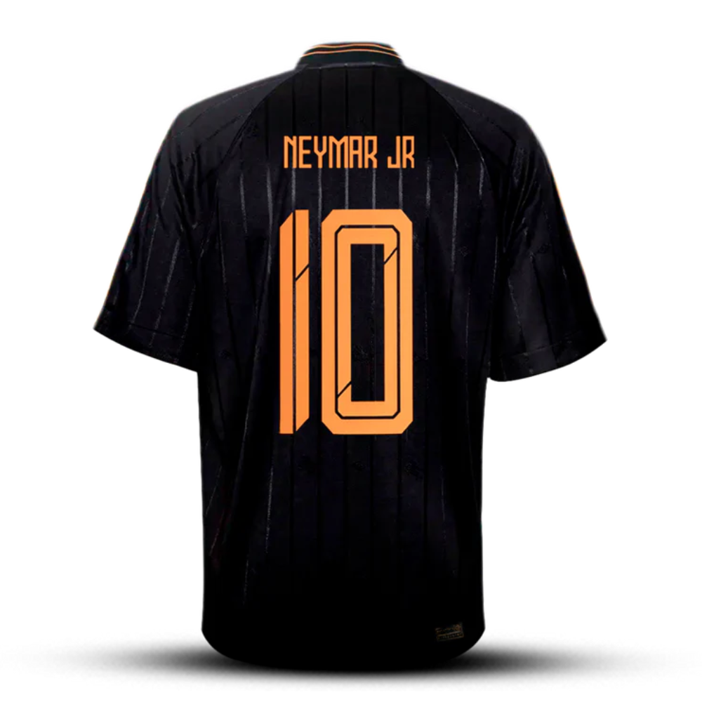 Camisa PEIXÃO Charlie Brown (NEYMAR JR - 10) 24/25 - Torcedor Masculina - Preto