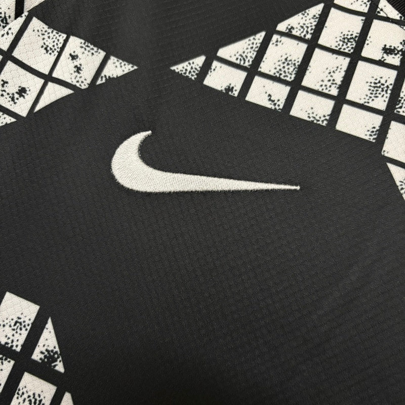 Camisa Corinthians - 2025/26 Black and White Versão Torcedor