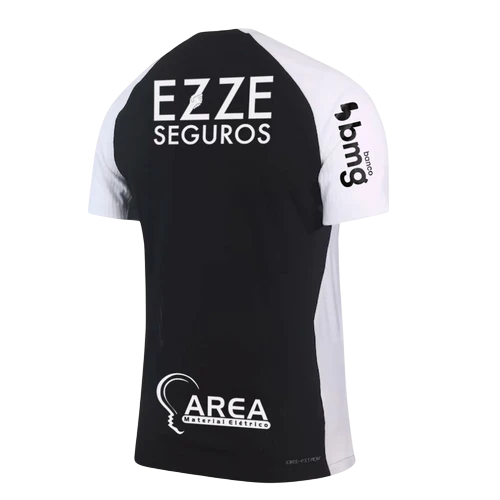 Camisa Timão II 25/26 - Jogador Masculina - Preta + Patrocínios