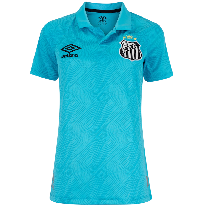 Camisa PEIXÃO Comemorativa 25/26 - Torcedor Feminina - Azul