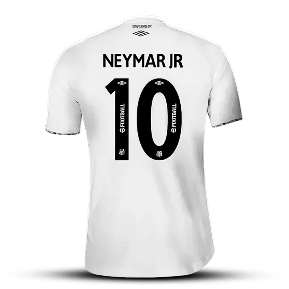 Camisa PEIXÃO Home (NEYMAR JR - 10) 24/25 - Torcedor Masculina - Branco