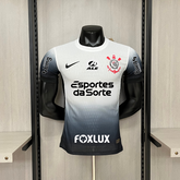 Camisa Corinthians - 2024/25 Home Versão Jogador + Patrocínios