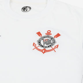 Camisa Timão Home 24/25 - Torcedor Masculina - Branco e Preto