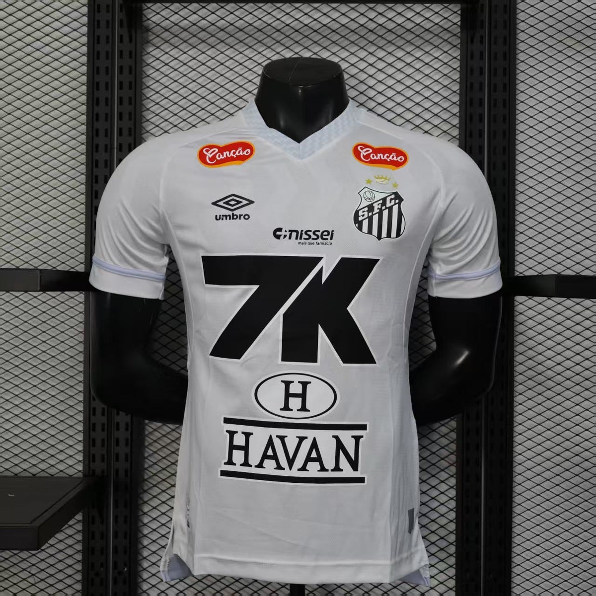 Camisa Peixão I 25/26 - Jogador Masculina - Branca + Patrocínios