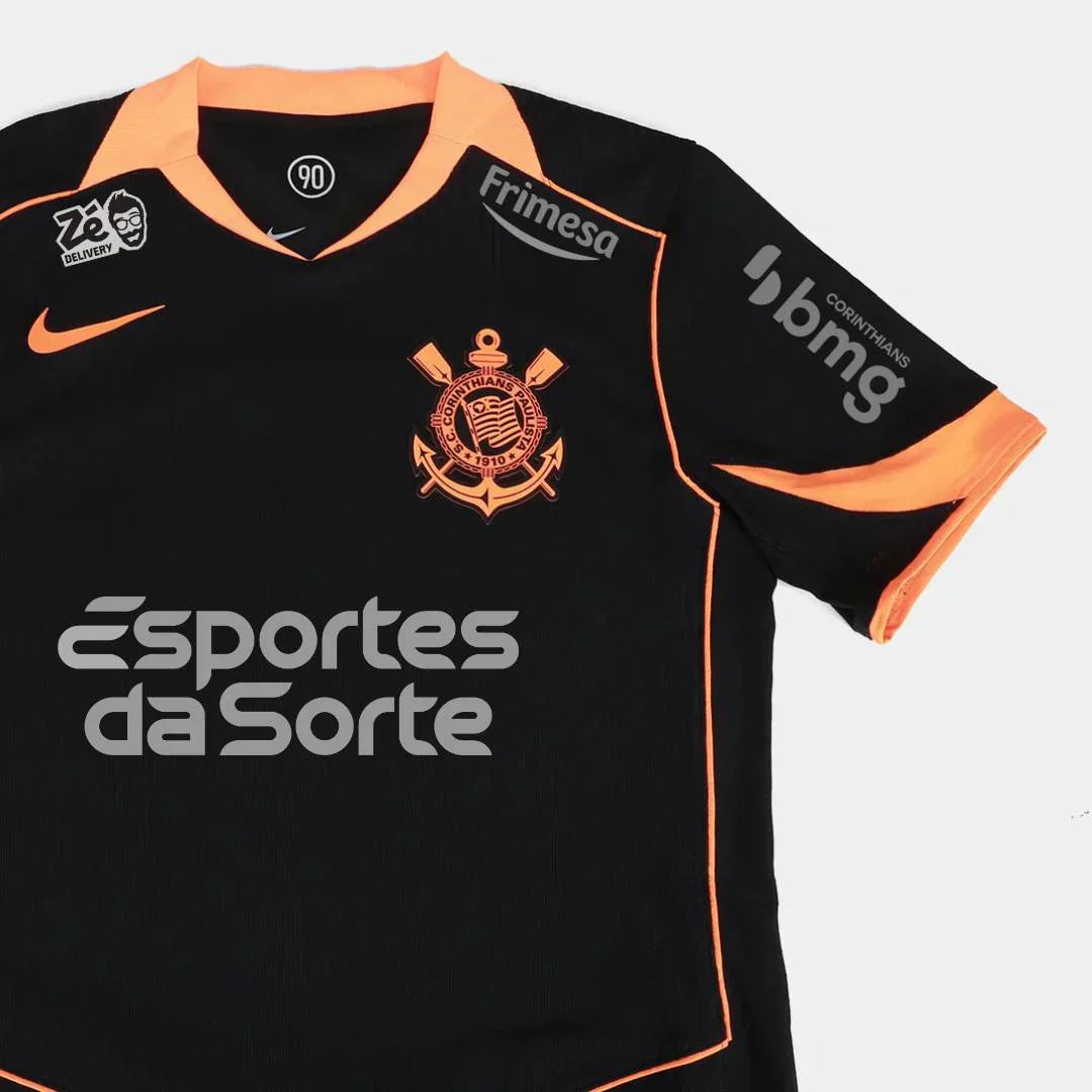 Camisa Timão III 25/26 - Jogador Masculina + Patrocínios
