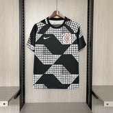 Camisa Corinthians - 2025/26 Black and White Versão Torcedor