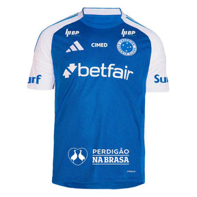 Camisa Cruzeiro I 25/26 - Azul + Patrocínios