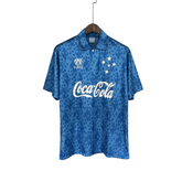 Camisa Cruzeiro Retro Coca-Cola 93/94 - Torcedor Masculina - Azul