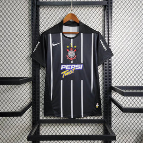 Camisa Timão 2004 - Versão Retro - Preta Pepsi Twist