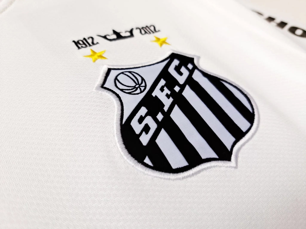 Camisa PEIXÃO 2012 (# NEYMAR JR - 11) - Torcedor Masculina - Versão Retro