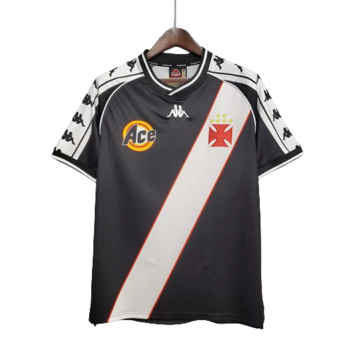 Camisa Vasco Da Gama I 00/01 - Torcedor Masculino - Preta