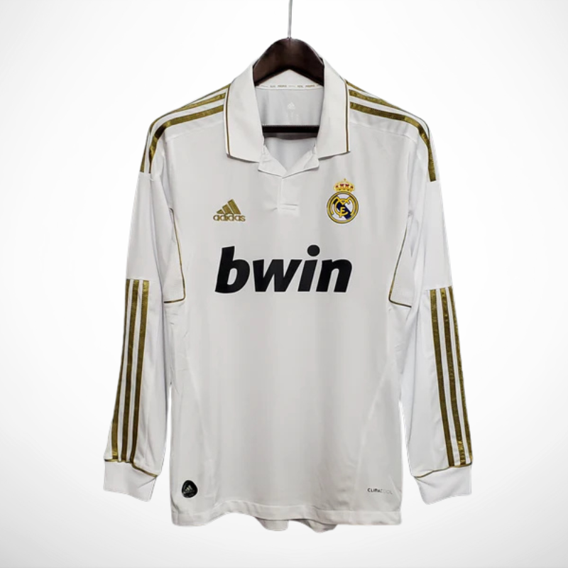 Camisa Real Madrid Titular 11/12 - Versão Retro Manga Longa
