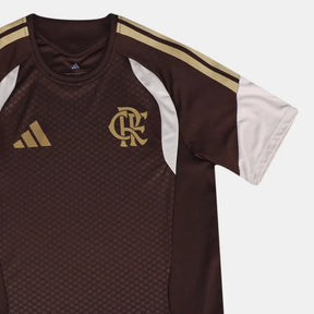 Camisa Flamengo Treino 2026/27 Competition Masculino Adidas Marrom