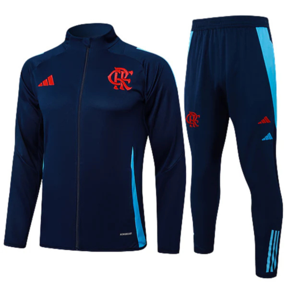 Conjunto Agasalho Flamengo Passeio 25/26 - Azul Marinho