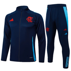 Conjunto Agasalho Flamengo Passeio 25/26 - Azul Marinho