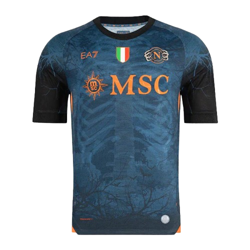 Camisa Napoli EA7 Halloween 25/26 - Azul Naval