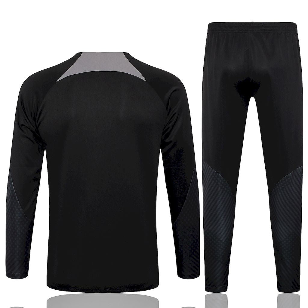 Conjunto Agasalho Treino Timão Preto 24/25- Preto