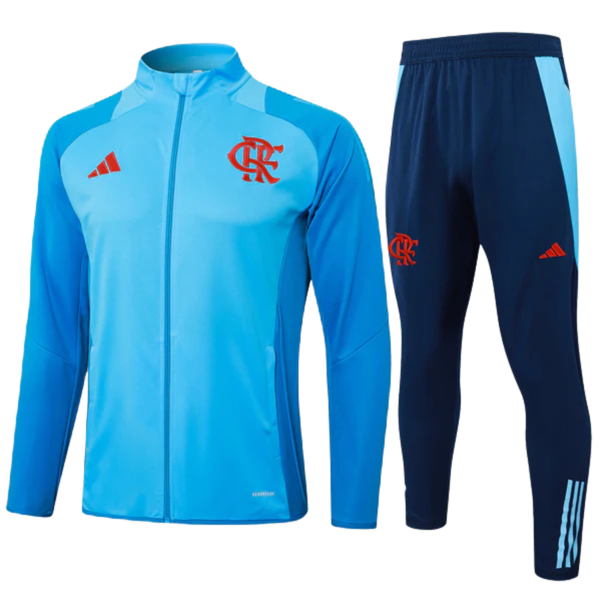Conjunto Agasalho Flamengo Passeio 25/26 - Azul