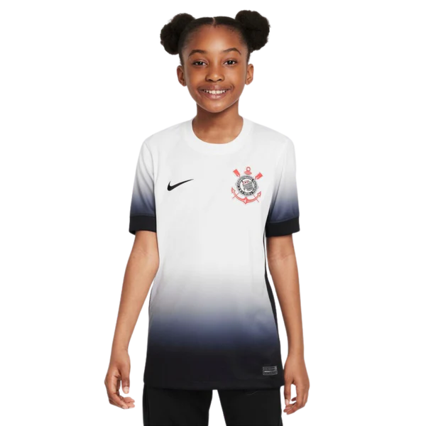 Conjunto Infantil Timão I 24/25 - Branco e Preto