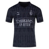 Camisa Milan x Pleasures Preta 23/24 - Jogador Masculina