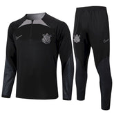Conjunto Agasalho Treino Timão Preto 24/25- Preto