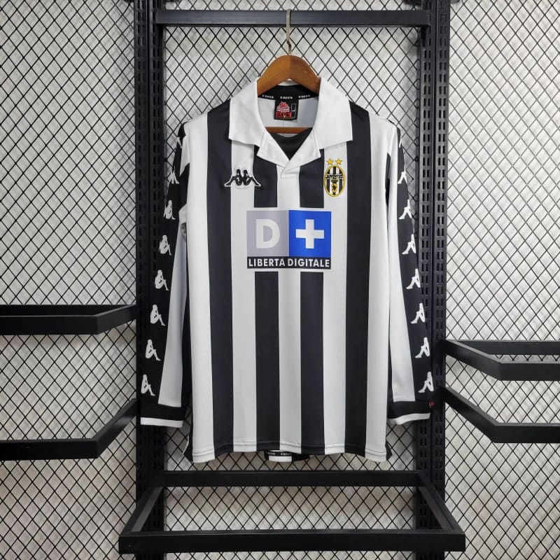 Camisa Juventus 99/00 - Versão Retro Manga Longa