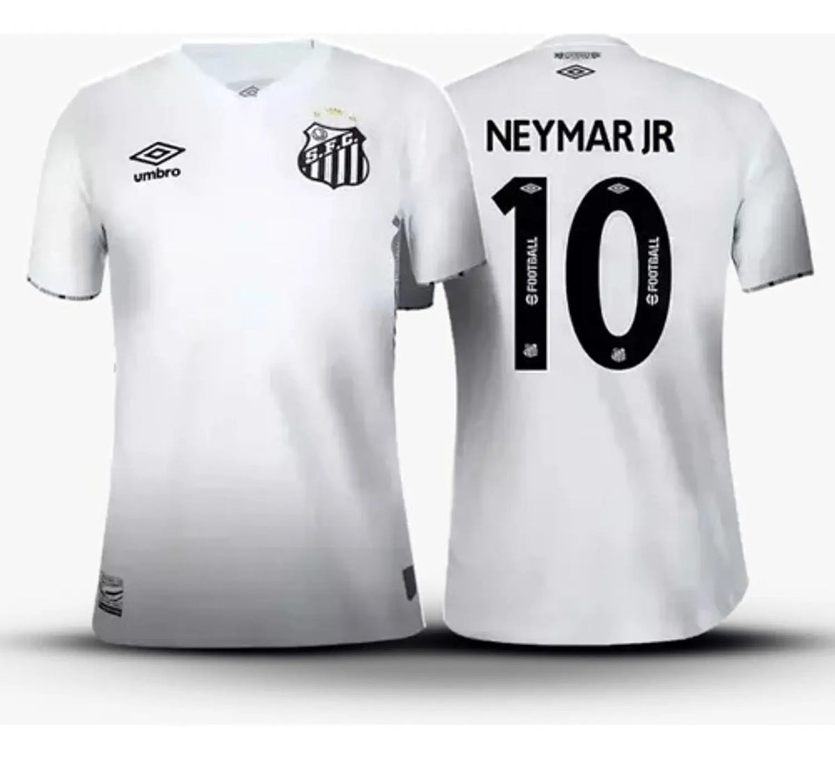 Camisa PEIXÃO Home (NEYMAR JR - 10)  24/25 - Torcedor Masculina - Branco