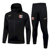 Conjunto Agasalho Treino Barcelona 24/25 - Preto