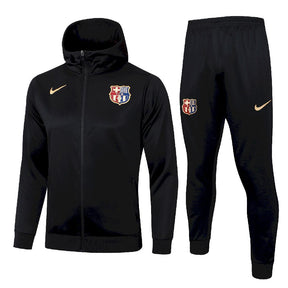 Conjunto Agasalho Treino Barcelona 24/25 - Preto